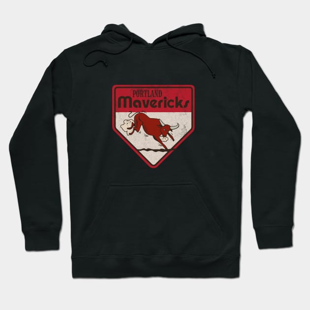 Vintage Portland Mavericks Baseball 1973 Hoodie by LocalZonly